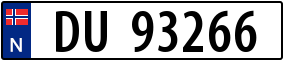 Truck License Plate